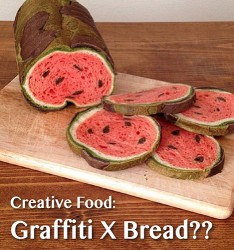 Creative Food: Graffiti X Bread??
